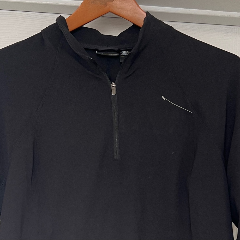 Athleta Black Pullover  Saluation Half Zip - Sz Large  NWOT
Active/ casual - Picture 8 of 9